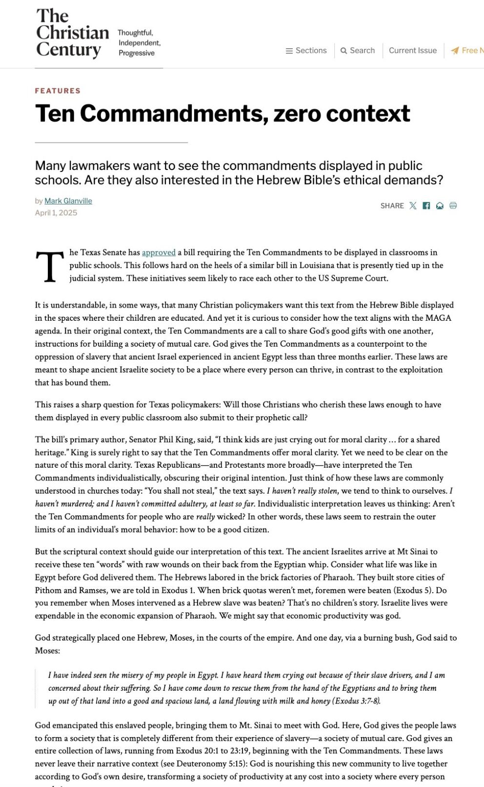 Ten Commandments, Zero Context screenshot